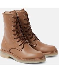 Max Mara - Leather Ankle Boots - Lyst