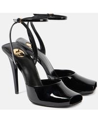 Saint Laurent - La Scandale 110 Sandals - Lyst