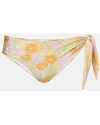Chloé - Floral Bikini Bottoms - Lyst