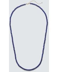 Mateo - Halskette Aus Lapislazuli Mit 14Kt Gelbgold - Lyst