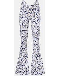Jean Paul Gaultier - Floral Flared Jeans - Lyst