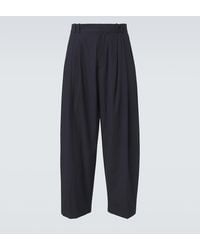 Studio Nicholson - Line Cotton Wide-Leg Pants - Lyst