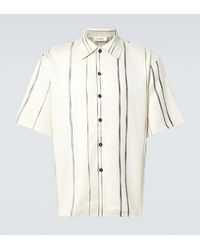 Commas - Camisa De Lino Y Algodon A Rayas - Lyst