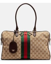 Gucci - Borsetto Gg Canvas Large Duffel Bag - Lyst