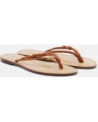 Amanu - Kiwayu Leather Thong Sandals - Lyst