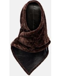 Nour Hammour - Shearling Scarf - Lyst