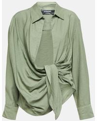 Jacquemus - Camicia Le Bahia Con Fiocco - Lyst