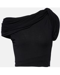 Rick Owens - Sienna Jersey Crop Top - Lyst
