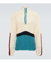 The Elder Statesman - Jersey Block N Spiral De Punto Boucle - Lyst