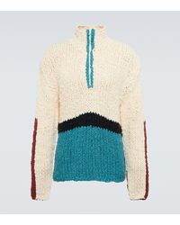 The Elder Statesman - Jersey Block N Spiral De Punto Boucle - Lyst