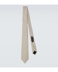 Tom Ford - Corbata De Jacquard De Seda Con Lunares - Lyst