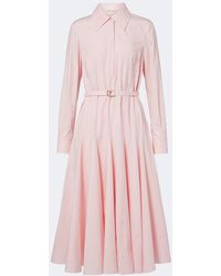 Emilia Wickstead - Marione Belted Cotton Shirt Dress - Lyst