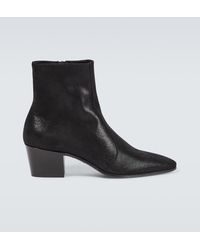 Saint Laurent - Vassili Leather Boots - Lyst