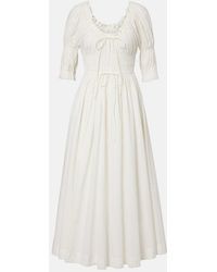 Doen - Kleid Aus Baumwolle - Lyst