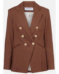 Veronica Beard - Blazer Elle Dickey En Mezcla De Lino - Lyst