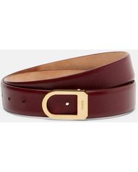 KHAITE - Saddle Leather Belt - Lyst