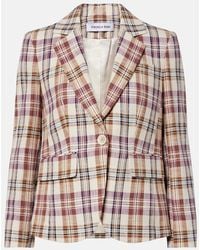 Veronica Beard - Tyra Plaid Cotton-Blend Blazer - Lyst