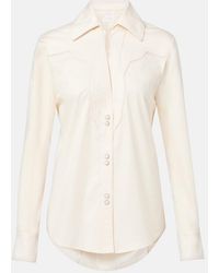 Johanna Ortiz - Cotton-Blend Poplin Shirt - Lyst