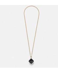 Marie Lichtenberg - Dado Jumbo 18Kt And Wood Pendant Necklace With Diamonds - Lyst