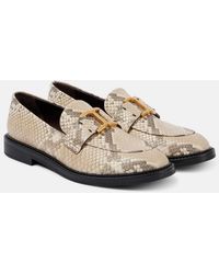 Chloé - Marcie Leather Loafers - Lyst