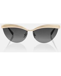 BVLGARI - Tubogas Cat-Eye Sunglasses - Lyst