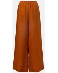 Eres - Select Linen Wide-Leg Pants - Lyst