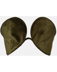 Jean Paul Gaultier - Cotton Corduroy Crop Top - Lyst