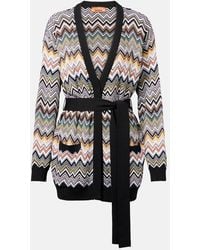 Missoni - Zigzag Belted Cardigan - Lyst