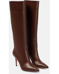 Gianvito Rossi - Hansen 85 Knee-High Leather Boots - Lyst