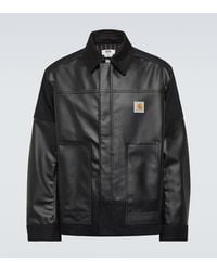 Junya Watanabe - X Carhartt - Giacca in similpelle - Lyst