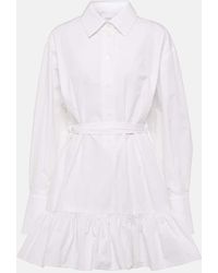 Patou - Hemdblusenkleid Aus Baumwolle - Lyst