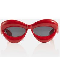 Loewe - Inflated Cat-eye Acetate Sunglasses - Lyst