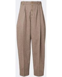 Jacquemus - Fernando Virgin Wool Barrel-Leg Pants - Lyst