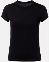 Rick Owens - Cropped Level Cotton Jersey T-Shirt - Lyst