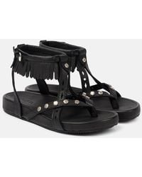 Isabel Marant - Silya Studded Leather Sandals - Lyst