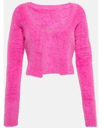 Jacquemus - Nylon "la Maille Neve" Cardigan - Lyst