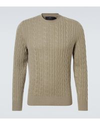 arch4 - Duke Street Cable-Knit Cashmere Sweater - Lyst