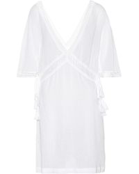 Heidi Klein Kaftan Moorea aus Crêpe - Weiß