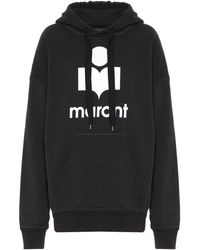 Étoile Isabel Marant Mansel Oversized Cotton-blend Hoodie - Black