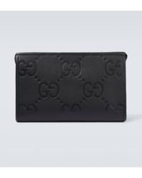 Gucci - Jumbo GG Leather Pouch - Lyst