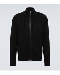 Tom Ford - Wool And Cashmere-blend Zip-up Sweater - Lyst