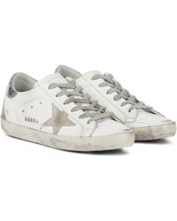 Golden Goose Superstar Leather Sneakers - White