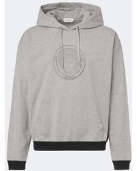 Versace - Medusa Cotton Jersey Hoodie - Lyst