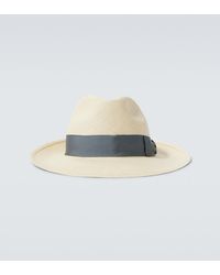 Borsalino - Amedeo Straw Panama Hat - Lyst