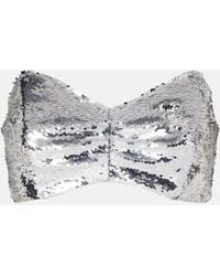 Simone Rocha - Bandeau-Top Mit Pailletten - Lyst