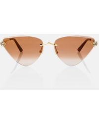 Cartier - Panthere De Cartier Cat-Eye Sunglasses - Lyst