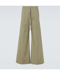 Rick Owens - Bela Cotton Poplin Wide-Leg Pants - Lyst