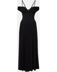 Jonathan Simkhai - Amarantha Off-Shoulder Draped Jersey Maxi Dress - Lyst