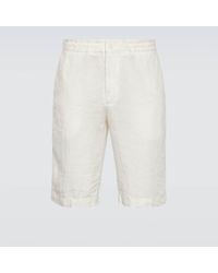 Zegna - Bermuda-Shorts aus Leinen - Lyst