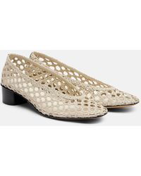 Le Monde Beryl - 40 Woven Leather Pumps - Lyst